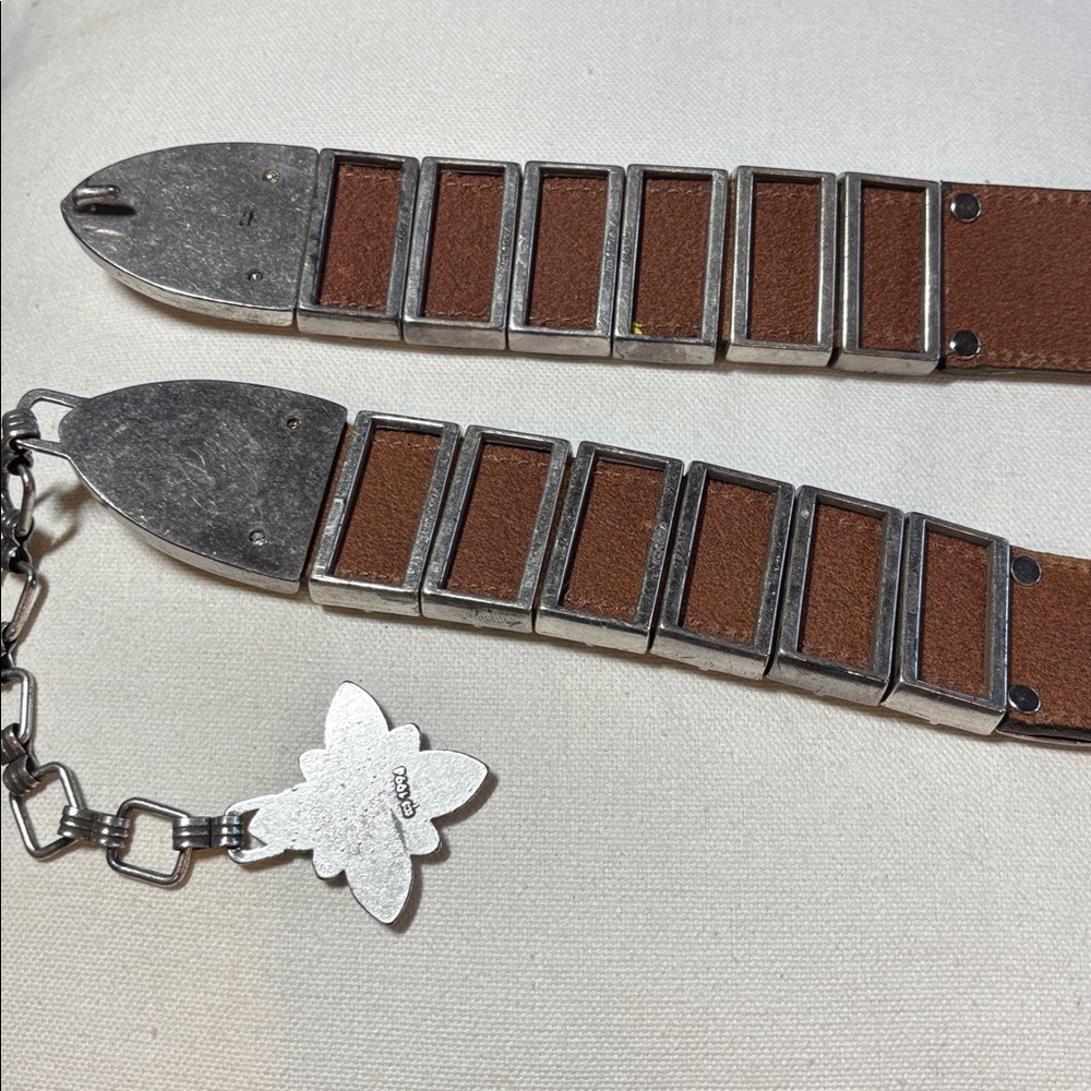 Brighton Vintage Rare brown leather belt - Picture 6 of 8